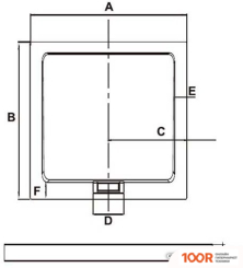 Душевой поддон RGW GWS-01 100X100 (348926)