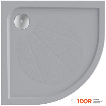 Душевой поддон Good Door ЭКЛИПС 90X90 (СЕРЫЙ) (348800)