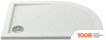 Душевой поддон Good Door СЕЛФИ 120X80 L С СИФОНОМ И ЭКРАНОМ (БЕЛЫЙ) (348790)