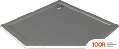 Душевой поддон Good Door ПЕНТА 100X100 (СЕРЫЙ) (348787)