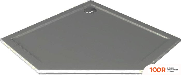 Душевой поддон Good Door ПЕНТА 100X100 (СЕРЫЙ) (348787)