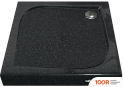 Душевой поддон Good Door КВАДРО 100X100 АНТРАЦИТ (ЧЕРНЫЙ) (348777)