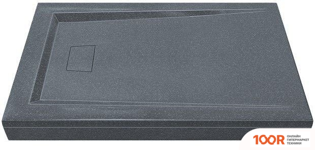 Душевой поддон Good Door АТРИУМ 110X80 (СЕРЫЙ) (348764)