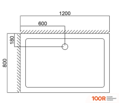 Душевой поддон Aquabath ABR2120.8 120Х80 (348737)