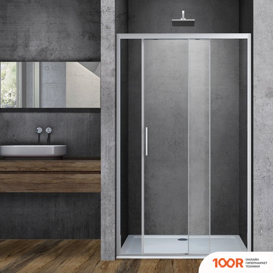 Vincea SOFT VDS-3SO120CL (ХРОМ/ПРОЗРАЧНОЕ) (348421)