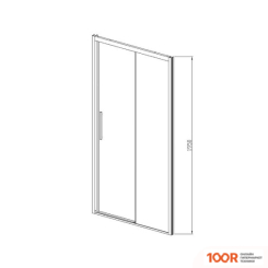 Vincea SOFT VDS-3SO120CL (ХРОМ/ПРОЗРАЧНОЕ) (348421)