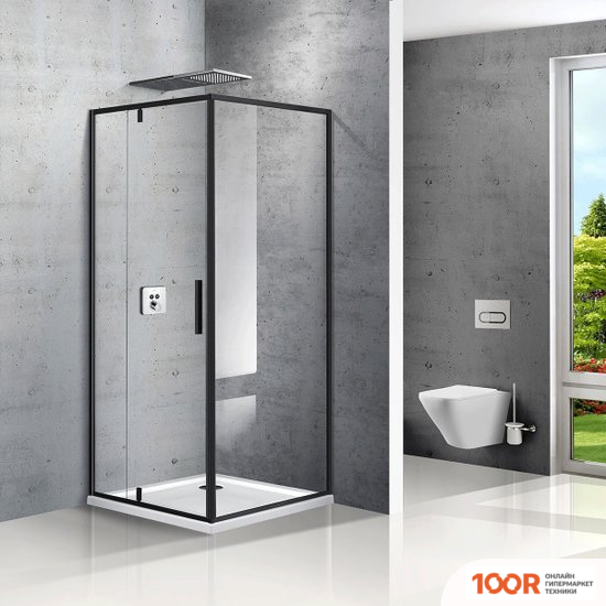 Vincea SLIM VPR-2SL9012CLB-L (ЧЕРНЫЙ МАТОВЫЙ/ПРОЗРАЧНОЕ) (348403)