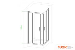 Royal Bath RB9585HPD-C-BL 85Х95 (347307)