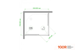 Royal Bath RB8085HPD-C-BL 85Х80 (346963)