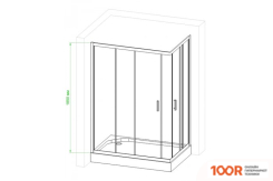 Royal Bath RB11595HPD-C-BL 95Х115 (346903)