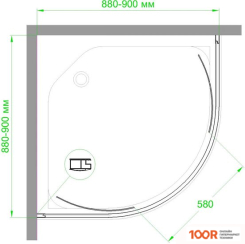 Royal Bath HKD-C 90X90 (346784)