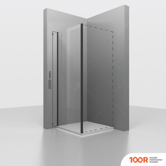 RGW Z-050-1 352205109-11 90 (ХРОМ/ПРОЗРАЧНОЕ СТЕКЛО) (346701)