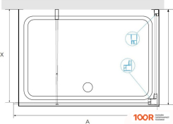 RGW WA-05-1 (WA-02+Z-060-2) 351005170-11 70X100 (ХРОМ/ПРОЗРАЧНОЕ СТЕКЛО) (346556)