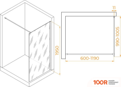 RGW WA-002W 35100210-15 100 (БЕЛЫЙ/ПРОЗРАЧНОЕ СТЕКЛО) (346411)