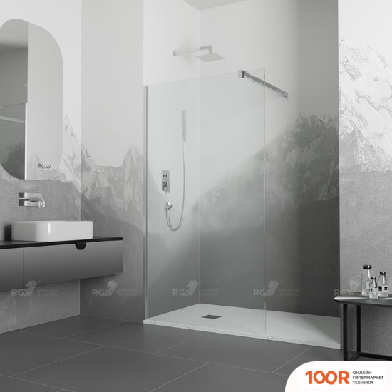 RGW WA-001 351000108-11 80 (ХРОМ/ПРОЗРАЧНОЕ СТЕКЛО) (346370)