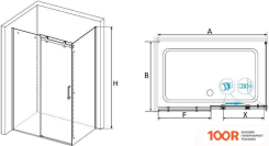 RGW TO-44-1 (TO-14 + Z-060-2) 020744188-11 180X80 (ХРОМ/ПРОЗРАЧНОЕ СТЕКЛО) (346317)