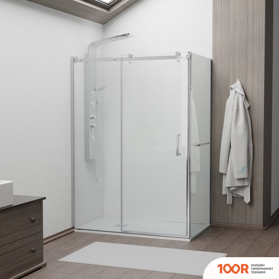 RGW TO-44-1 (TO-14 + Z-060-2) 020744139-11 130X90 (ХРОМ/ПРОЗРАЧНОЕ СТЕКЛО) (346303)