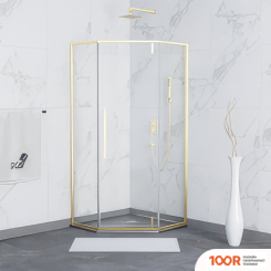 RGW SV-81-G 90X90 (ЗОЛОТИЧТЫЙ/ПРОЗРАЧНОЕ СТЕКЛО) (346256)