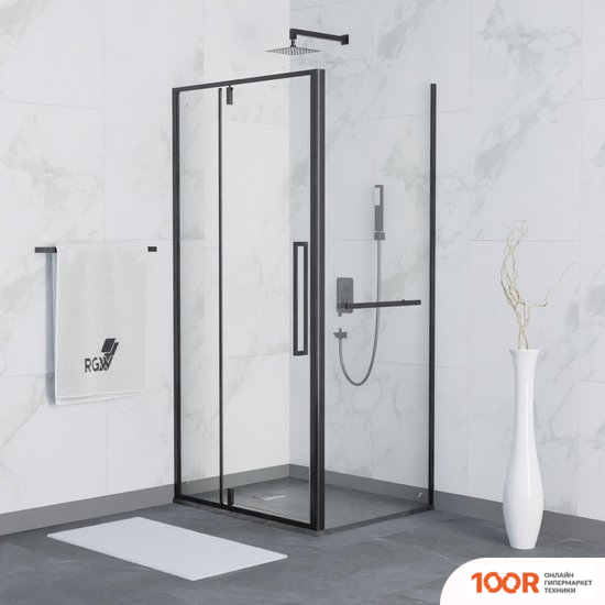 RGW SV-44-1B (SV-03B + Z-060-3B) 063244128-014 120X80 (ЧЕРНЫЙ/ПРОЗРАЧНОЕ СТЕКЛО) (346236)