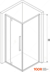 RGW SV-44-1B (SV-03B + Z-060-3B) 063244128-014 120X80 (ЧЕРНЫЙ/ПРОЗРАЧНОЕ СТЕКЛО) (346236)