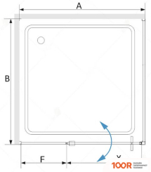 RGW SV-43B 100X80 (ЧЕРНЫЙ/ПРОЗРАЧНОЕ СТЕКЛО) (346214)