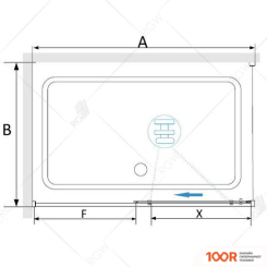 RGW SV-42B 32324285-014 150X80 (ЧЕРНЫЙ/ПРОЗРАЧНОЕ СТЕКЛО) (346194)