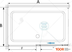 RGW SV-42B (SV-12B + Z-050-2B) 32324250-014 150X100 (ЧЕРНЫЙ/ПРОЗРАЧНОЕ СТЕКЛО) (346181)