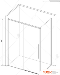 RGW SV-42B (SV-12B + Z-050-2B) 32324250-014 150X100 (ЧЕРНЫЙ/ПРОЗРАЧНОЕ СТЕКЛО) (346181)