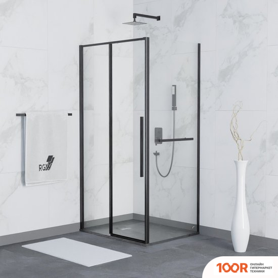 RGW SV-42-1B (SV-12B + Z-060-2B) 323242120-014 120X100 (ЧЕРНЫЙ/ПРОЗРАЧНОЕ СТЕКЛО) (346162)