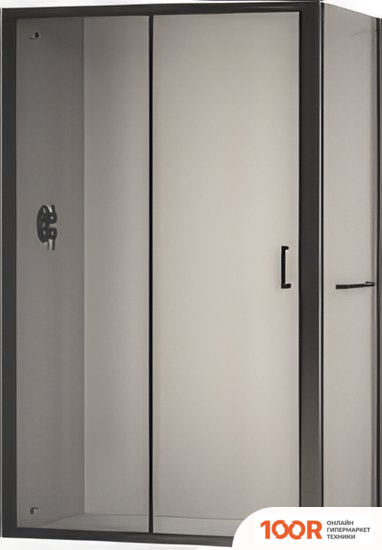 RGW PA-74-1B 90X170 (ЧЕРНЫЙ/ПРОЗРАЧНОЕ СТЕКЛО) (345820)