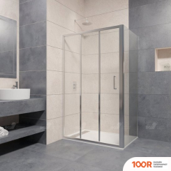 RGW PA-73 060873160-011 160X100 (ХРОМ/ПРОЗРАЧНОЕ СТЕКЛО) (345698)