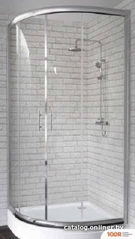 RGW PA-51 80X80 (ХРОМ/ПРОЗРАЧНОЕ СТЕКЛО) (345656)