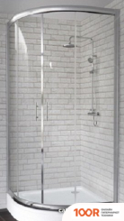 RGW PA-51 80X80 (ХРОМ/ПРОЗРАЧНОЕ СТЕКЛО) (345656)