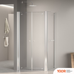 RGW PA-47-1 (PA-04 + Z-060-1 + ДЕРЖАТЕЛЬ) 040847180-011 80X100 (ХРОМ/ПРОЗРАЧНОЕ СТЕКЛО) (345649)