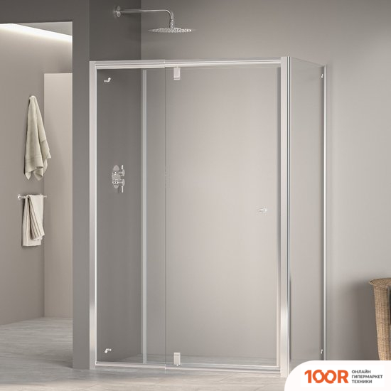 RGW PA-44 (PA-02 + Z-050-1) 41084409-011 100X90 (ХРОМ/ПРОЗРАЧНОЕ СТЕКЛО) (345586)