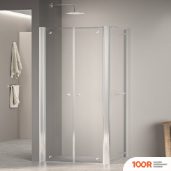 RGW PA-37-1 (PA-04 + Z-060-1 + ДЕРЖАТЕЛЬ) 040837188-011 80X80 (ХРОМ/ПРОЗРАЧНОЕ СТЕКЛО) (345563)