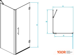 RGW PA-36B (PA-06B + Z-050-2B + ДЕРЖАТЕЛЬ O-204B) 41083669-014 60X90 (ЧЕРНЫЙ/ПРОЗРАЧНОЕ СТЕКЛО) (345550)