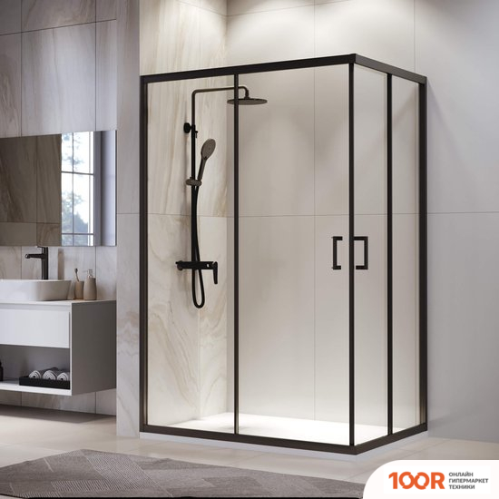 RGW PA-246B 030824690-14 90X100 (ЧЕРНЫЙ/ПРОЗРАЧНОЕ СТЕКЛО) (345499)