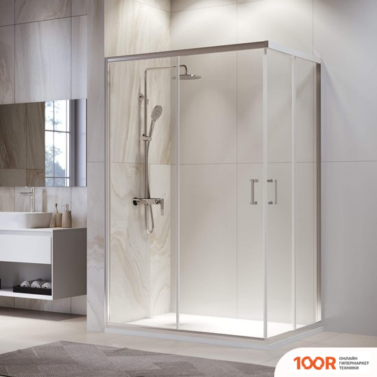 RGW PA-246 030824692-11 90X120 (ХРОМ/ПРОЗРАЧНОЕ СТЕКЛО) (345496)