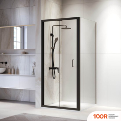 RGW PA-132B (PA-21B+Z-050-5B) 060813299-14 90X90 (ЧЕРНЫЙ/ПРОЗРАЧНОЕ СТЕКЛО) (345307)