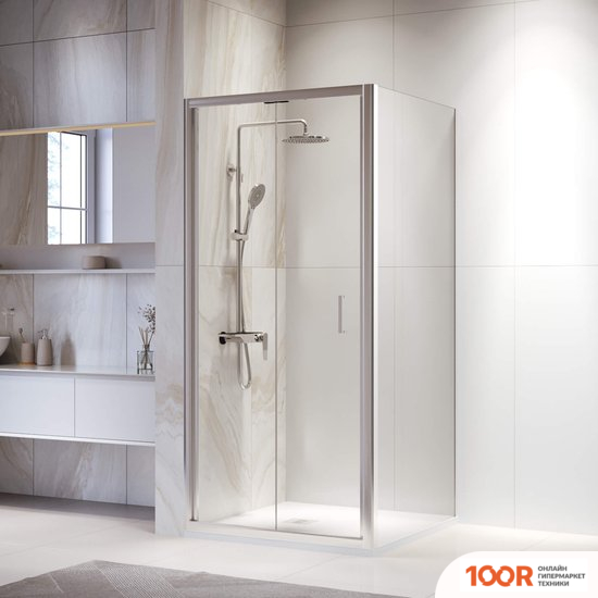 RGW PA-132 (PA-21+Z-050-5) 060813222-11 120X120 (ХРОМ/ПРОЗРАЧНОЕ СТЕКЛО) (345301)