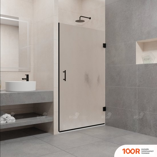 RGW PA-06B 41080608-54 80 (ЧЕРНЫЙ/ПРОЗРАЧНОЕ СТЕКЛО) (345204)