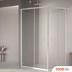 RGW PA-040 3508104080-11 80X100 (ХРОМ/ПРОЗРАЧНОЕ СТЕКЛО) (345180)