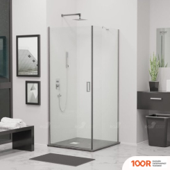 RGW LE-34 06123482-11 80X120 (ХРОМ/ПРОЗРАЧНОЕ СТЕКЛО) (344967)