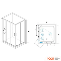 RGW HO-43 03064303-11 100X130 (ХРОМ/ПРОЗРАЧНОЕ СТЕКЛО) (344911)
