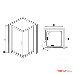 RGW HO-311 030631133-11 130X130 (ХРОМ/ПРОЗРАЧНОЕ СТЕКЛО) (344906)