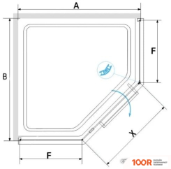 RGW HO-084G 90X90 (ЗОЛОТОЙ/МАТОВОЕ) (344897)