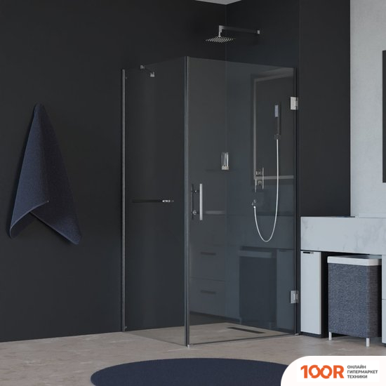 RGW HO-045-1 (HO-011 + Z-060-2 + O-204) 3506045199-011 90X90 (ХРОМ/ПРОЗРАЧНОЕ СТЕКЛО) (344834)