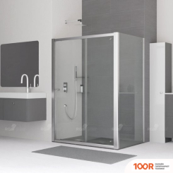 RGW CL-45 04094508-011 100X80 (ХРОМ/ПРОЗРАЧНОЕ СТЕКЛО) (344649)