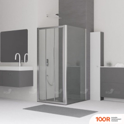 RGW CL-30 04093099-011 90X90 (ХРОМ/ПРОЗРАЧНОЕ СТЕКЛО) (344565)